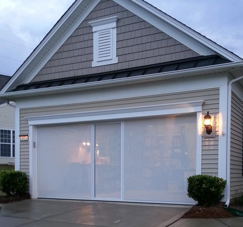 one car garage screen curtain