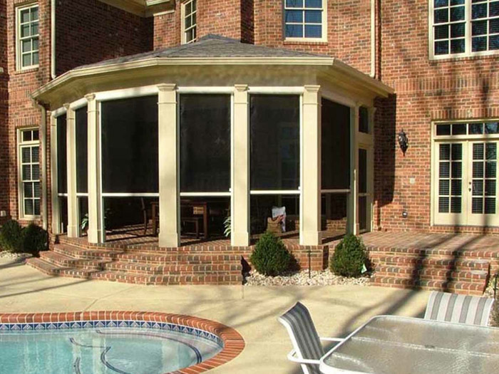 Protect Outdoor Living Space with Motorized Screens
