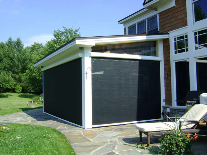 Enclose an Outdoor Space with Motorized Screens