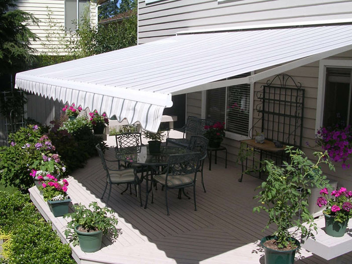 Retractable Awnings are perfect for small spaces.