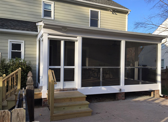 Beautiful Screened In Porch by Maryland Screens