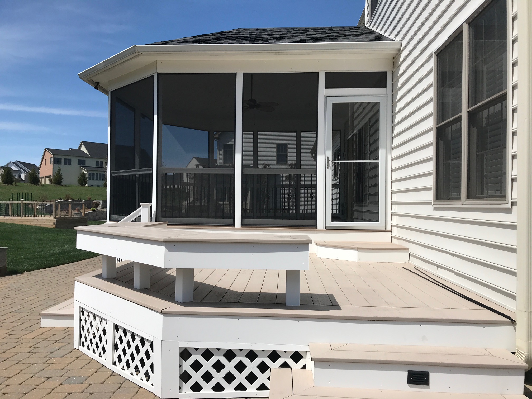 Custom Screened Porches With Screeneze Fixed Screen Solutions