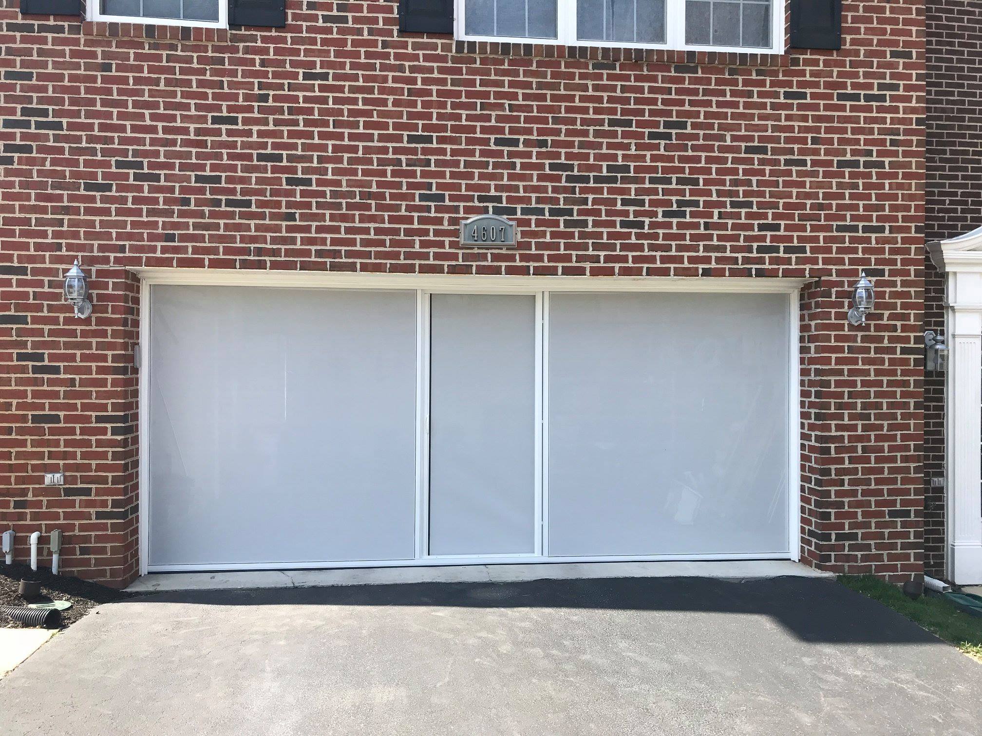 16×7 Lifestyle Garage Door Screen in Owings Mills, MD